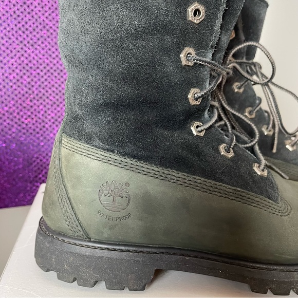 WOMENS TIMBERLAND AUTHENTIC TEDDY FOLD WATERPROOF BOOTS - Picture 3 of 9